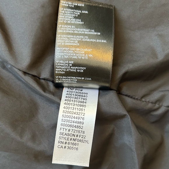 The North Face City Breeze Rain Parka Jacket II Black Small - Picture 13 of 14